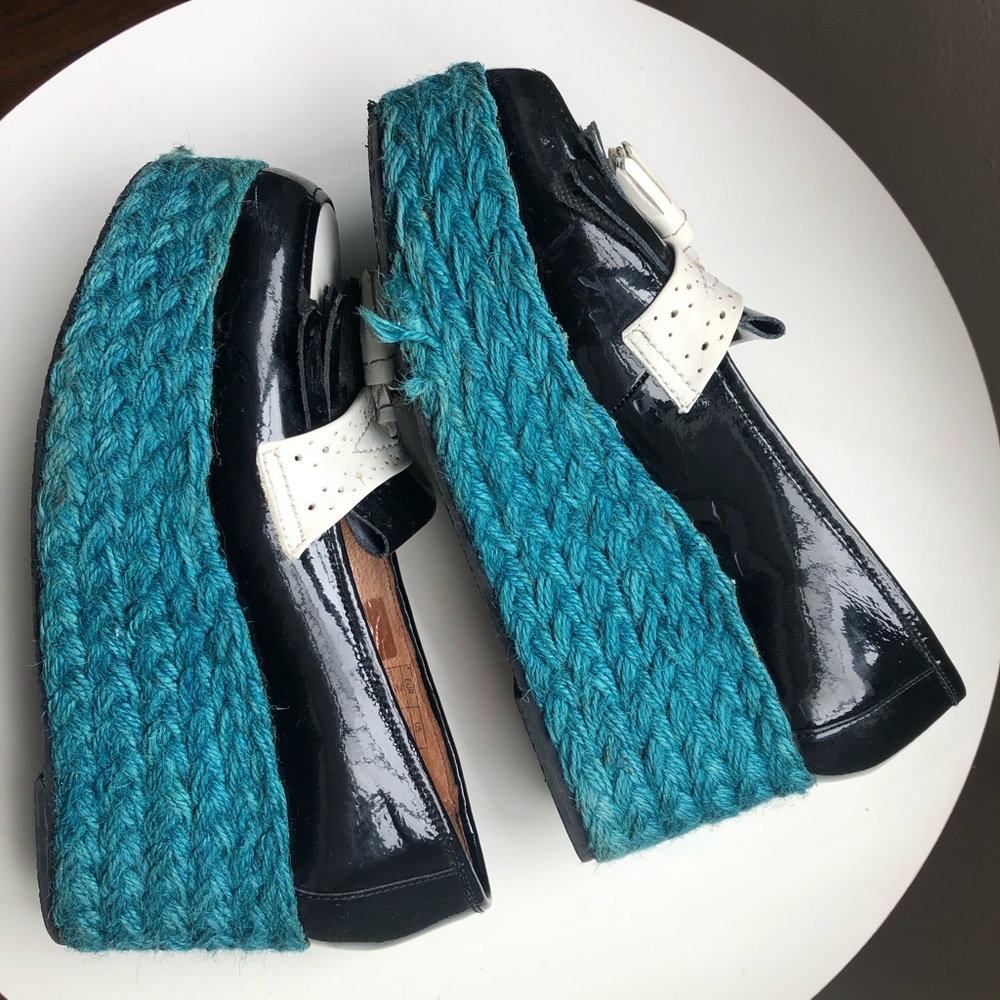 Jeffrey Campbell platform penny loafers size 8 - Picture 2 of 4